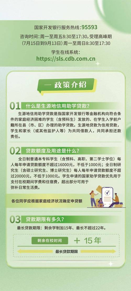 国家生源地贷款登录入口 国家开发银行本科生贷款额度